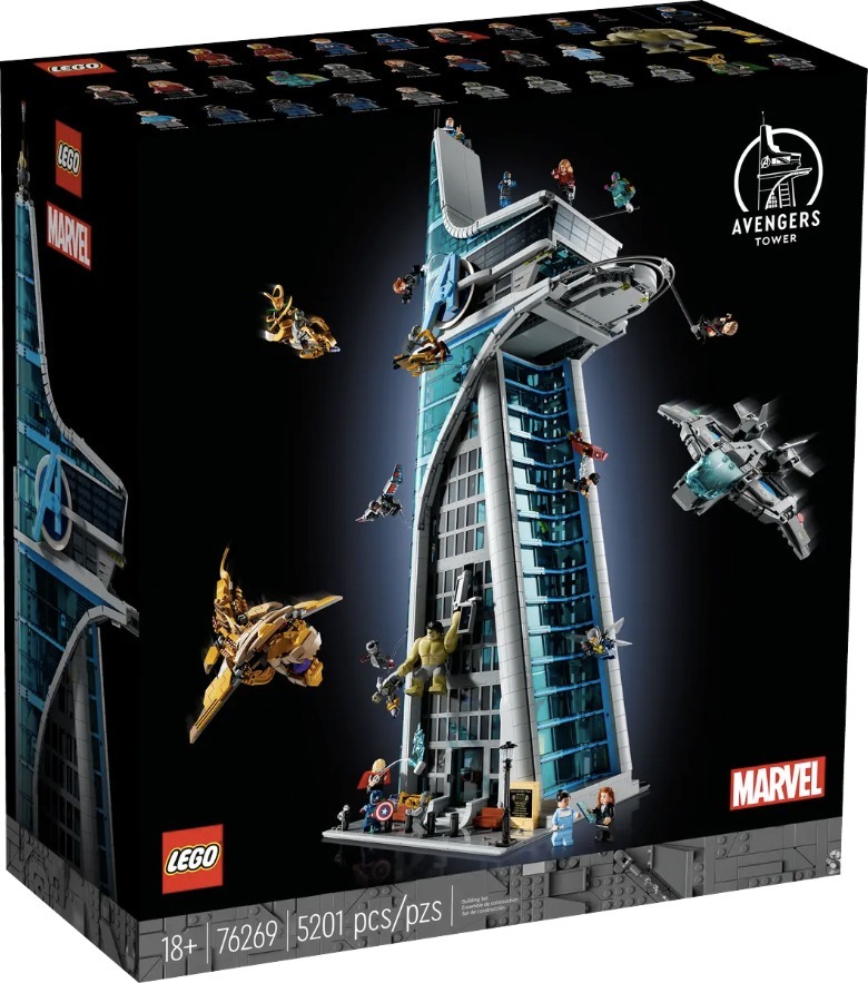 Lego's three-foot-tall Avengers Tower comes packed with Marvel minifigs -  The Verge