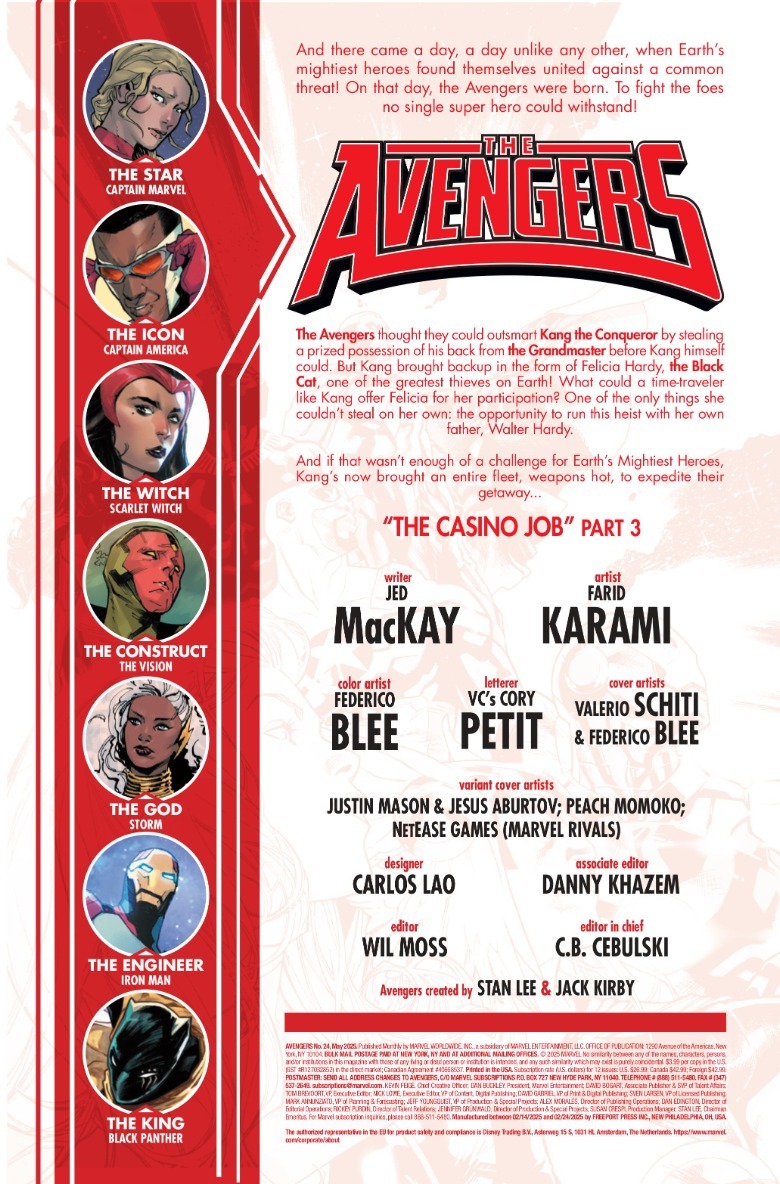 Avengers #24 Page 1 Recap