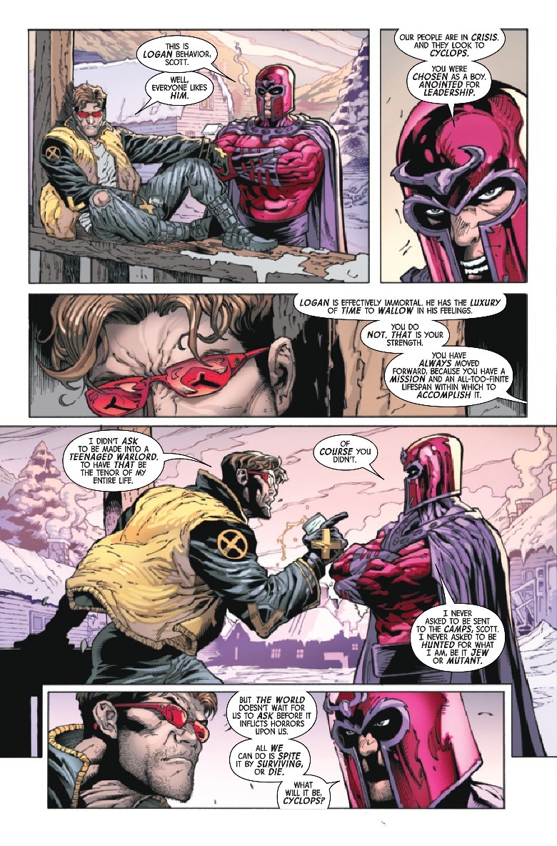 X-Men #7 Cyclops and Magneto