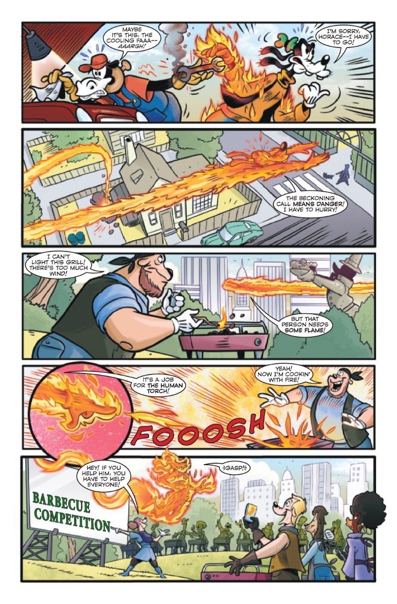 Mickey and friends. Fantastic Four, page 5