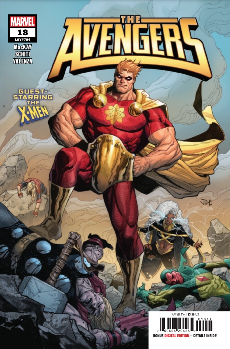 Portada de Vengadores #18 Hyperion Storm