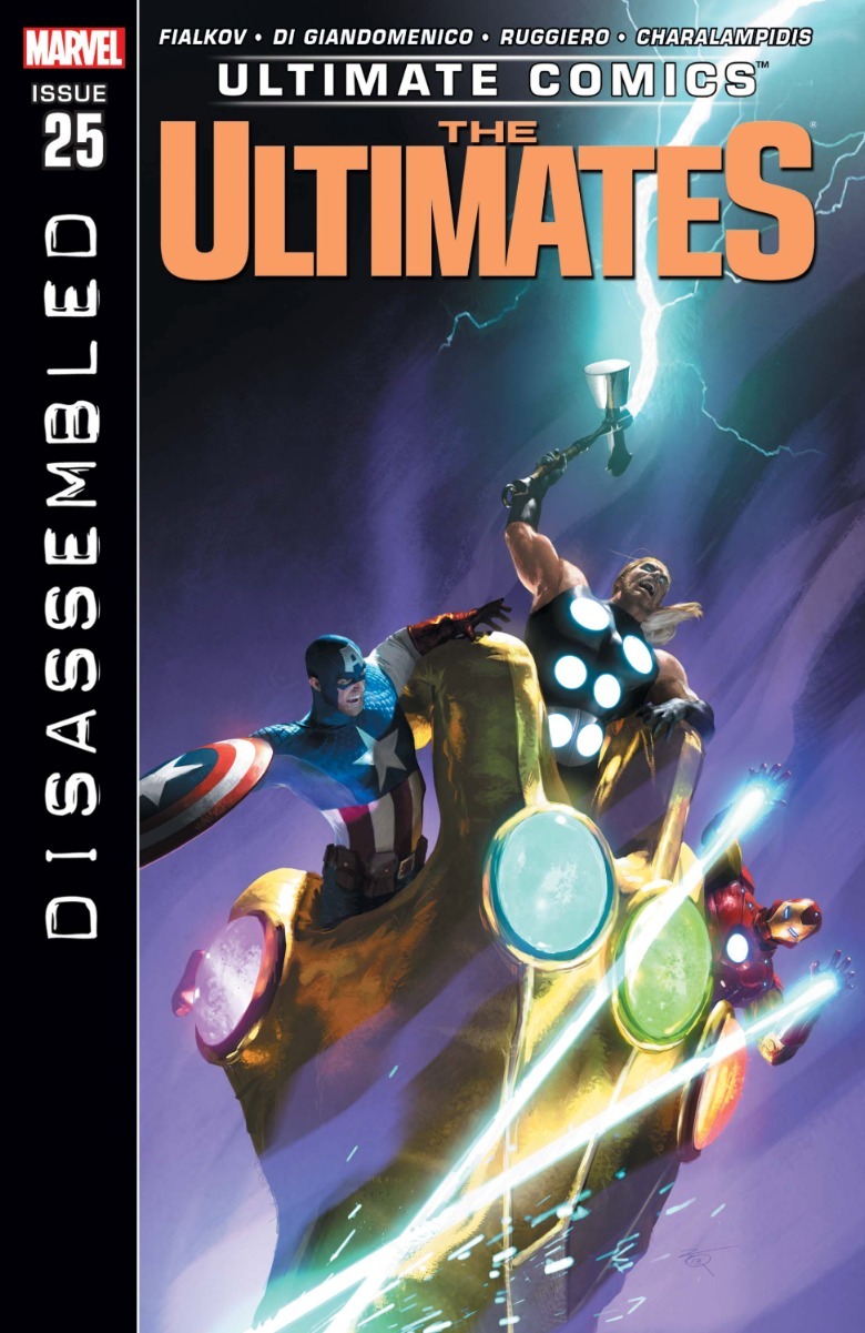 Ultimate Comics: Ultimates #30 Cobra o Infinity Grastlet Grasping Capitão América