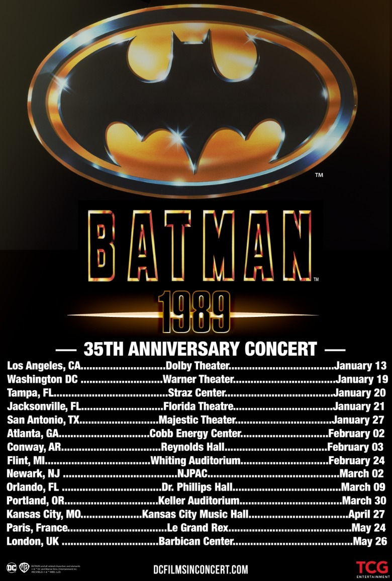 DC Films in Concert Batman 1989