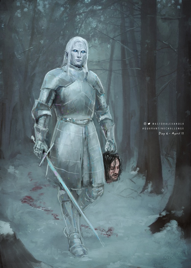 Fan art de White Walker por Ástor Alexander