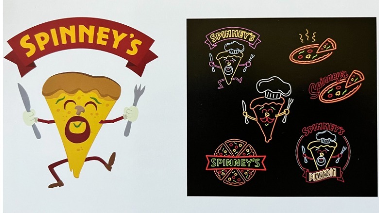 Spinney's Pizza concept art from Inside Out 2