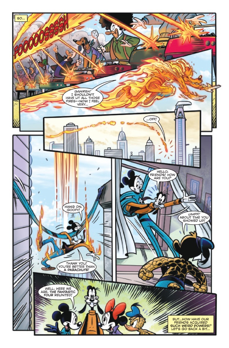 Mickey and friends. Fantastic Four, page 6