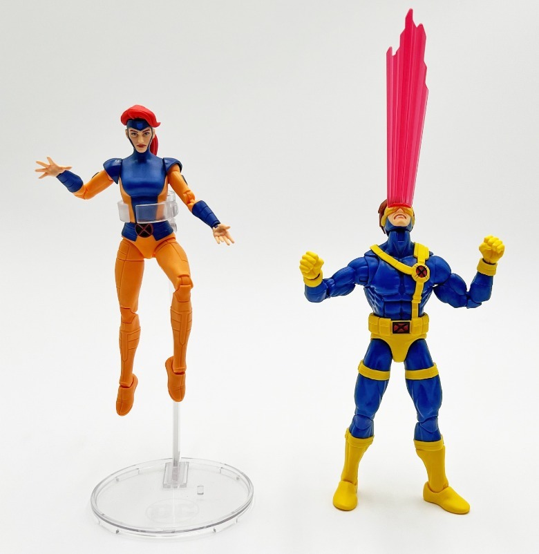 Figuras de ação X-Men 97 Jean Grey e Ciclope Marvel Legends