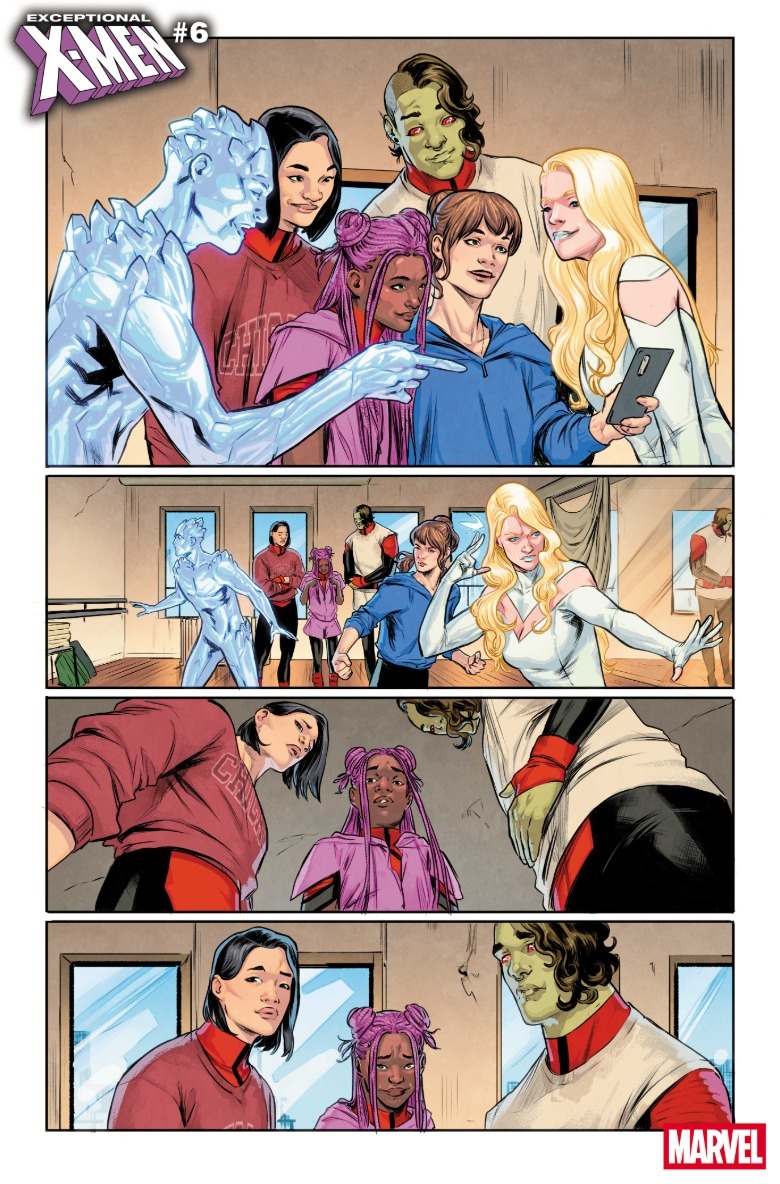 Exceptional X-Men Kitty Pryde Emma Frost Iceman