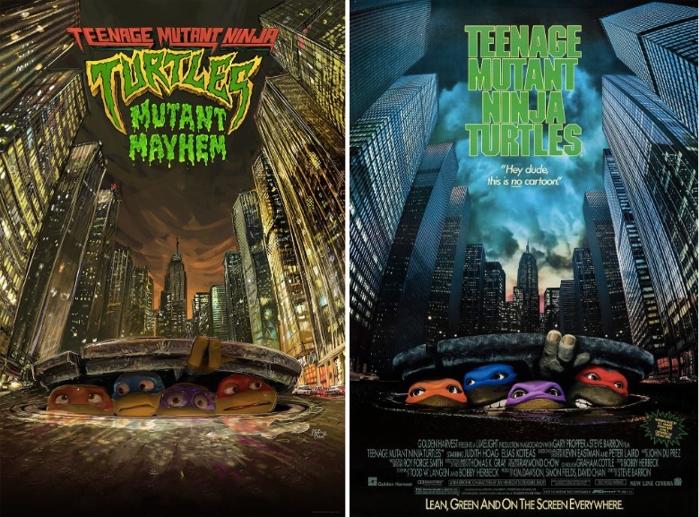 Poster zu den Teenage Mutant Ninja Turtles