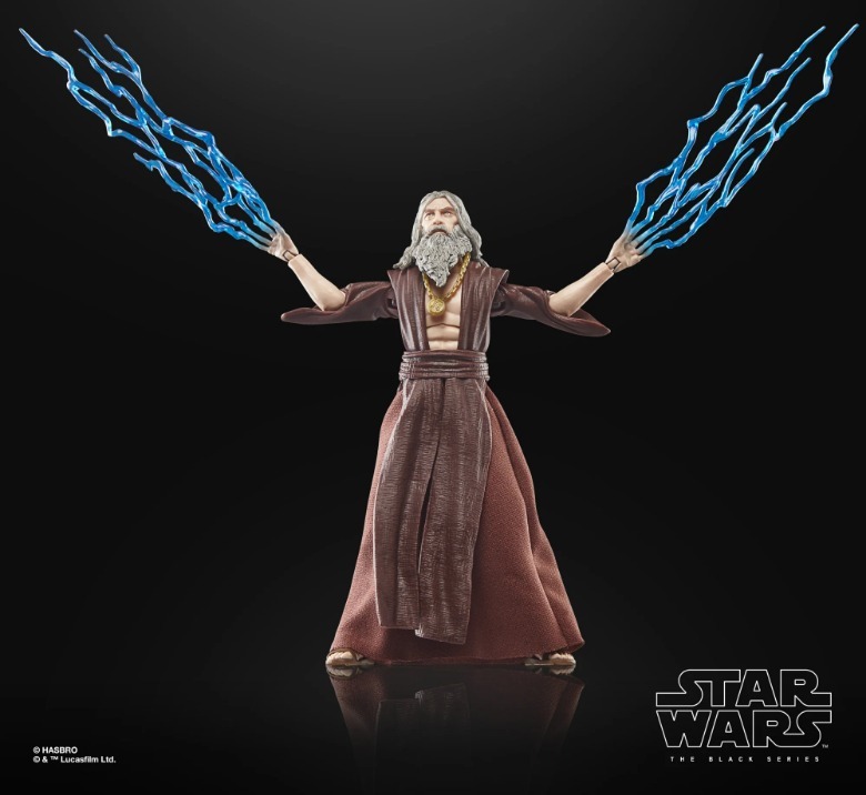 Star Wars: O Último Comando da Hasbro - figura de ação Joruus C'baoth com mãos relâmpago