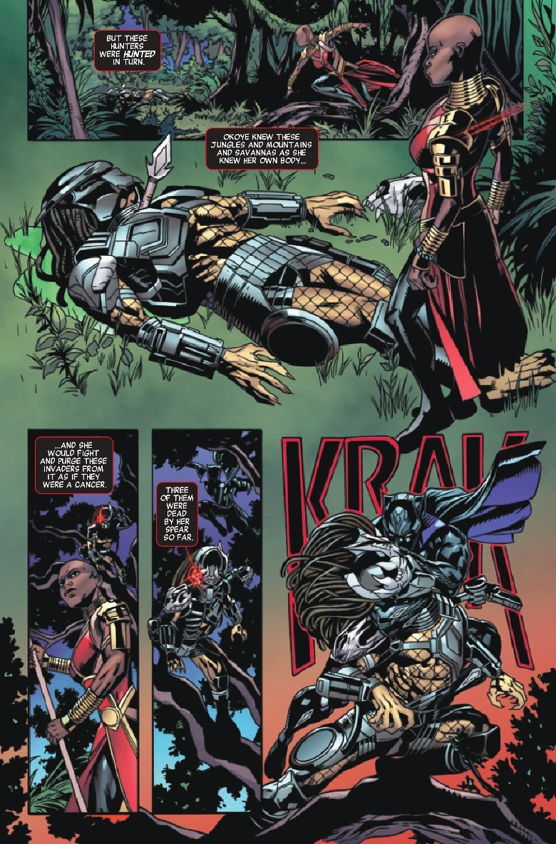 Predator vs Black Panther Marvel Comics