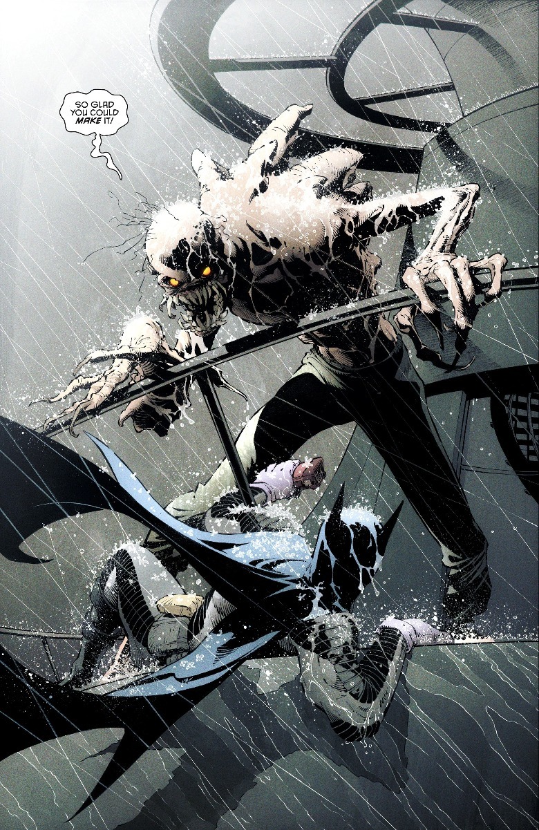 Batman: Ano Zero Batman lutando contra o Doutor Morte