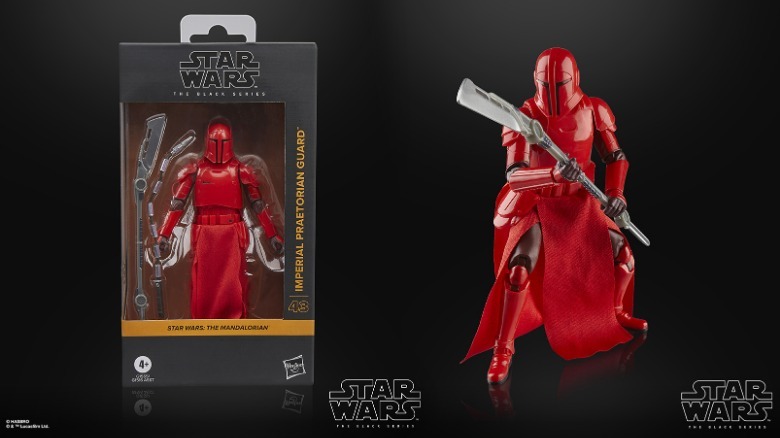 Star Wars Black Series action figure of Praetorian Guard from The Mandalorian season 3