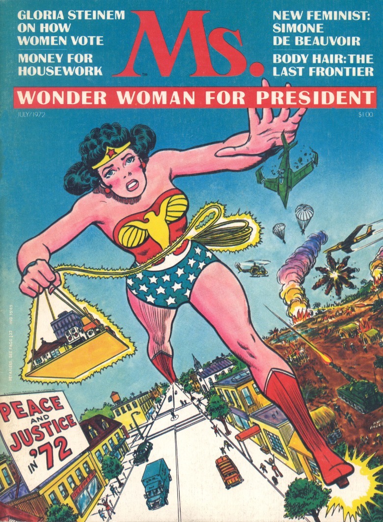 Wonder Woman cover of Ms. Magazine #1