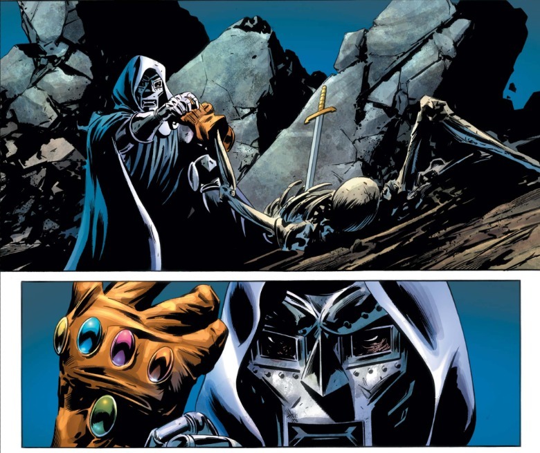 FF #16 Doctor Doom gets the Infinity Gauntlet