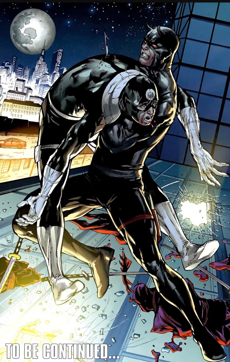 Shadowland Daredevil esfaqueia e mata Bullseye