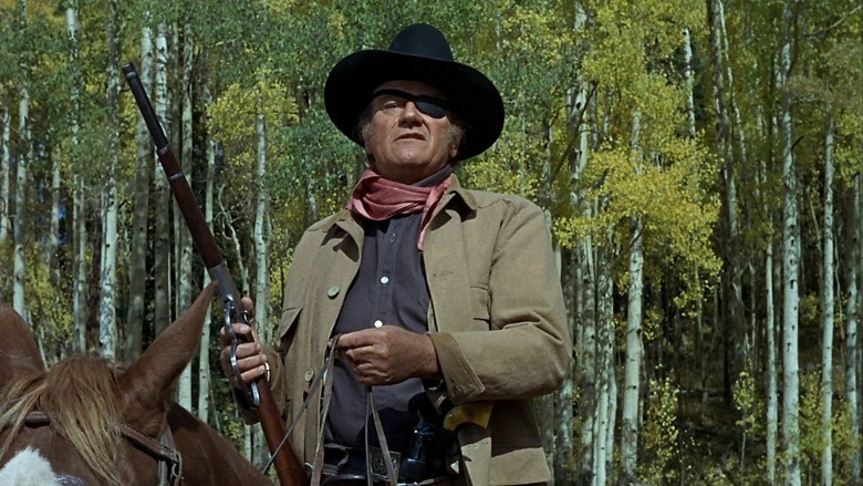 Johe Wayne as Rooster Cogburn in True Grit (1969)