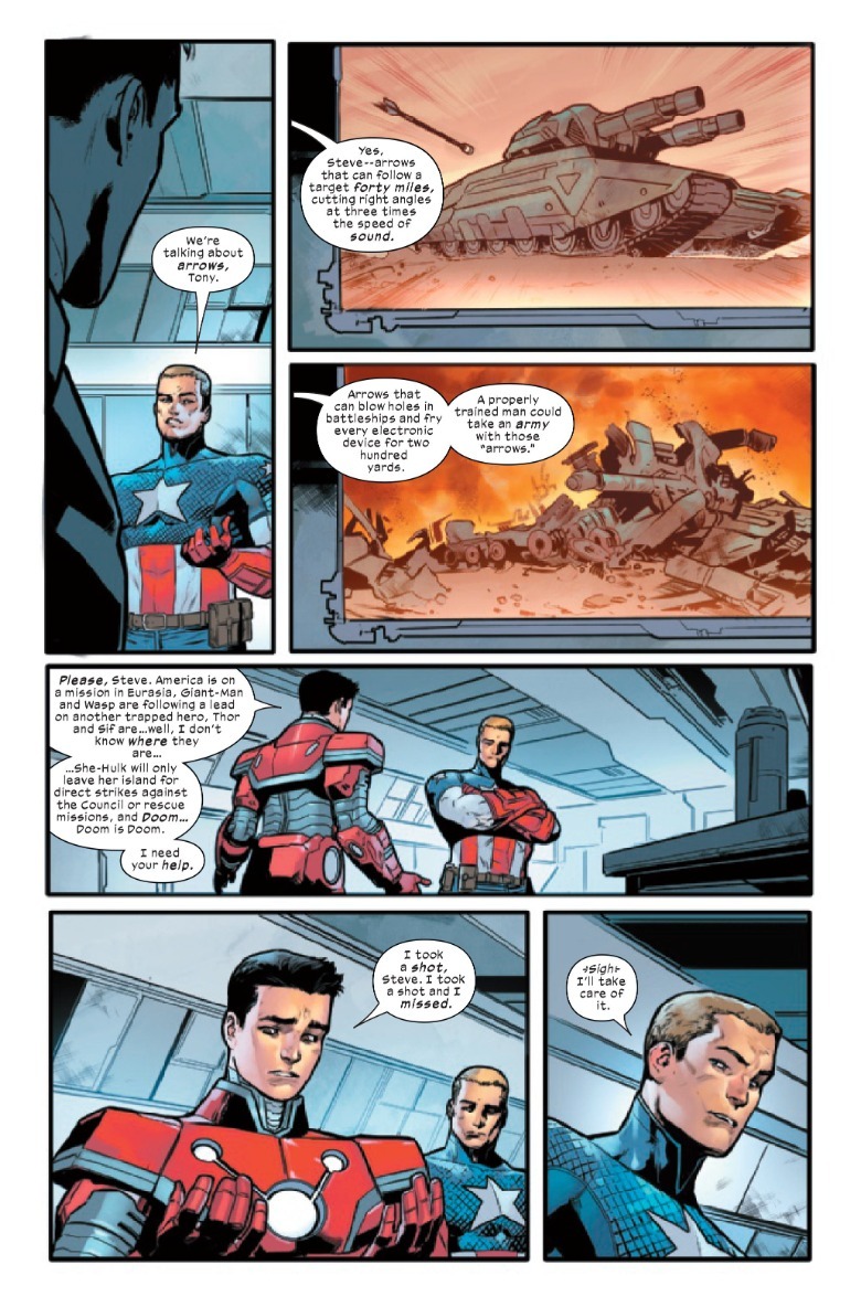 Ultimates #5 Capitão América Tony Stark