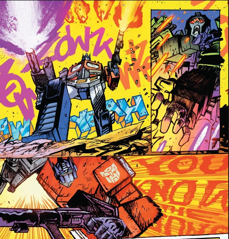 Transformers Optimus Prime vs Devastator The Touch