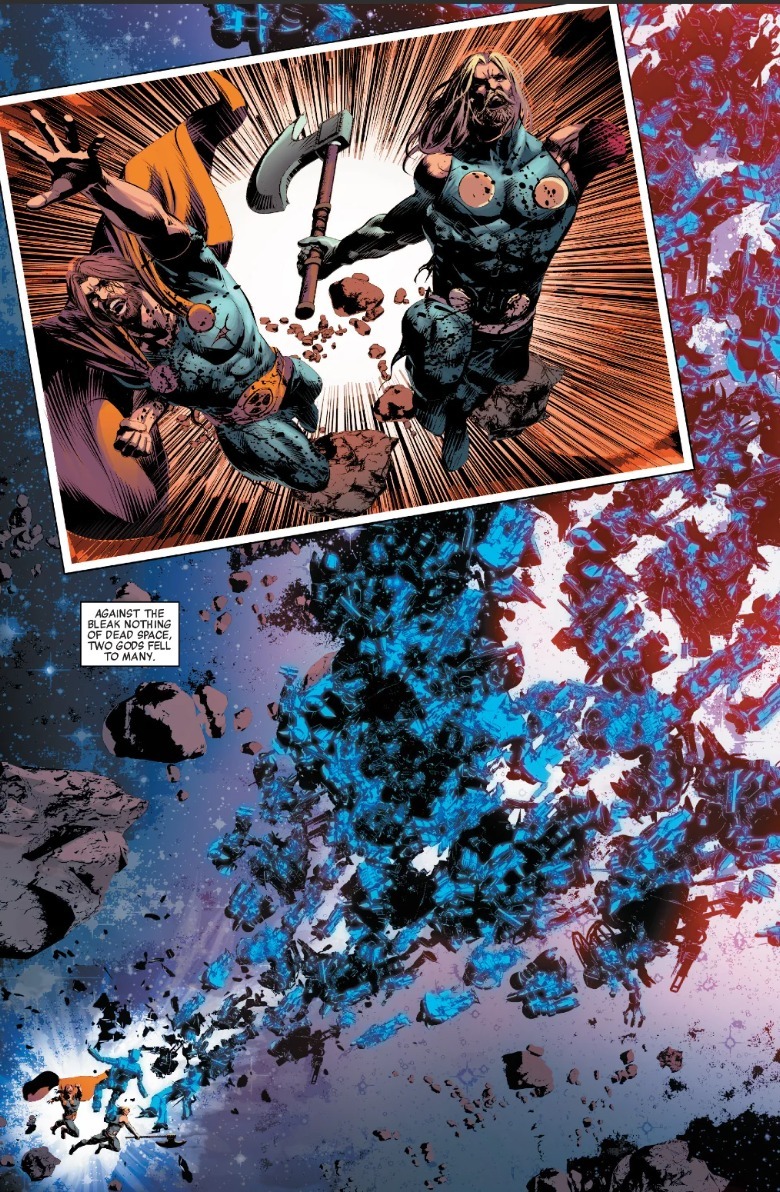 Novos Vingadores #32 Thor Hyperion Kev Walker artista