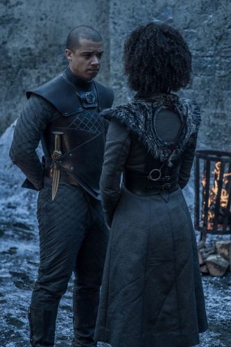 Greyworm and Missandei Game of Thrones