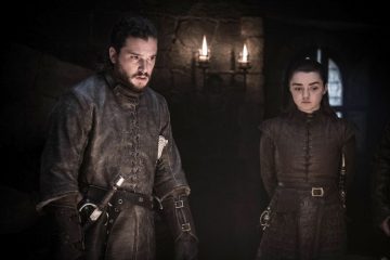 Jon and Arya Game of Thrones