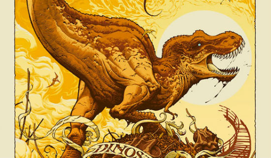 Cool Stuff: Mondo Mystery Movie Poster - 'Jurassic Park' By Aaron Horkey