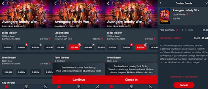 MoviePass Peak Pricing