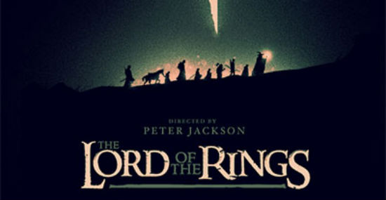 Cool Stuff: 'The Lord Of The Rings' Poster By Olly Moss