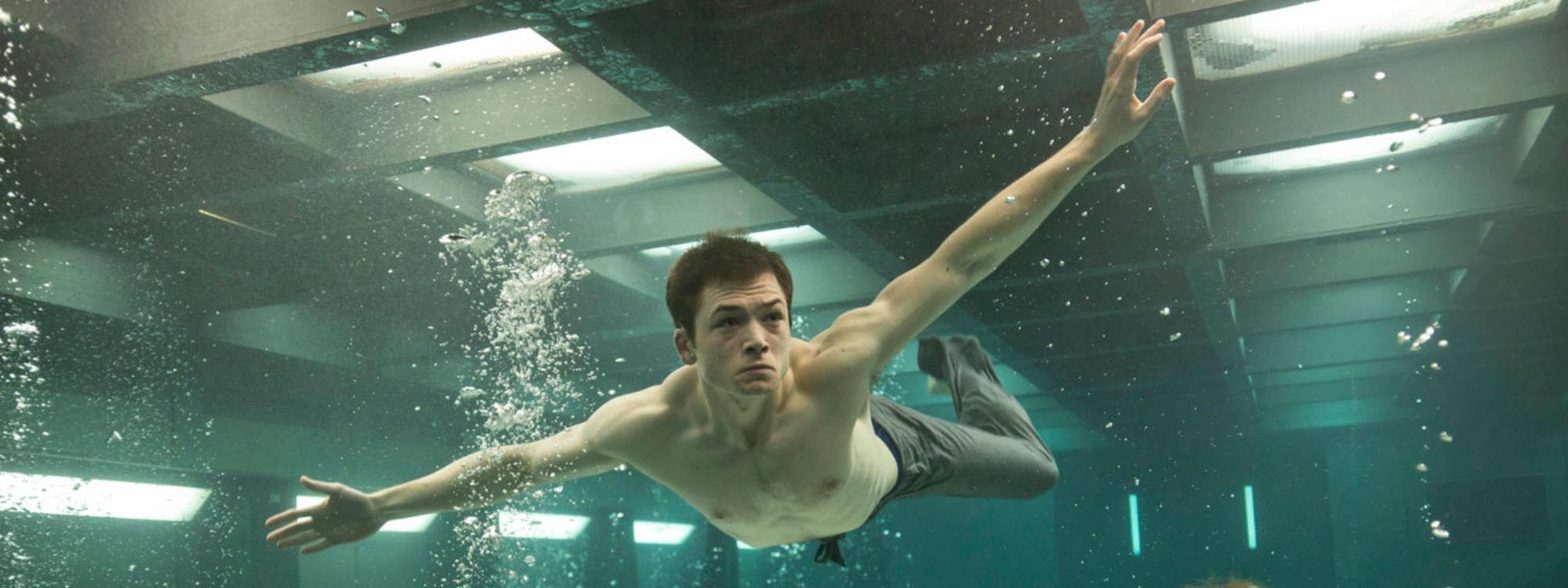 Taron egerton abs