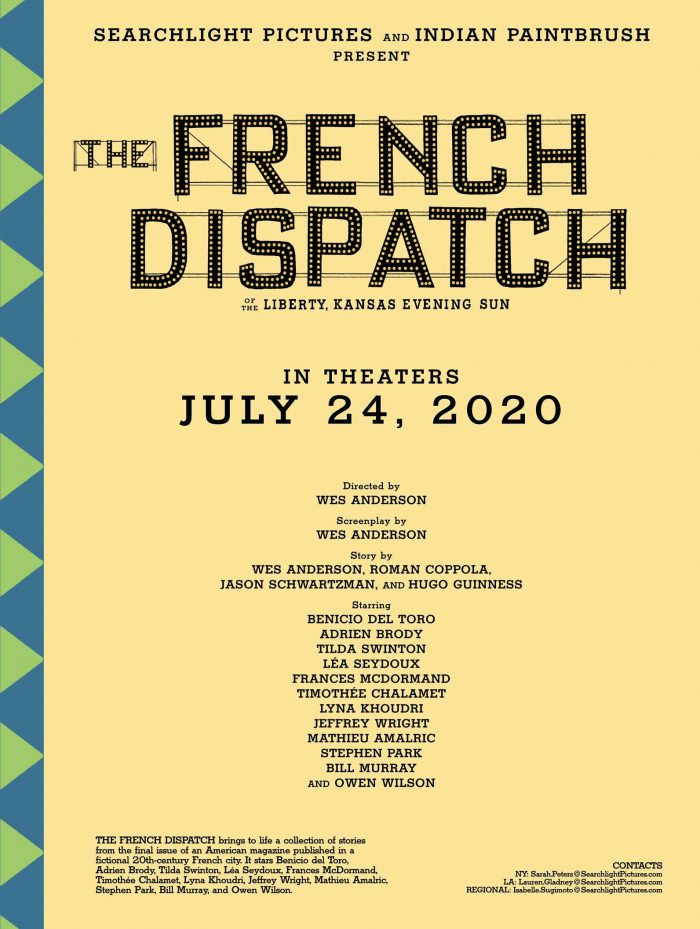 French dispatch release date indonesia