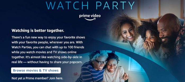 Amazon Prime Video Watch Party