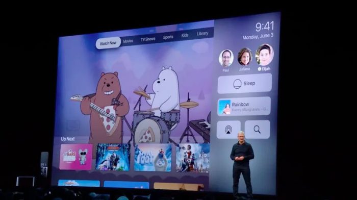 Apple TV Updates - Control Center and Profiles