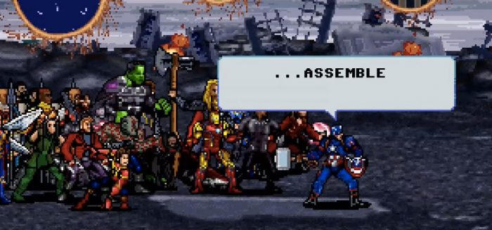 Avengers Endgame 16-Bit Final Battle