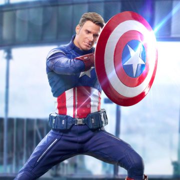 Avengers: Endgame - Captain America vs Captain America Statues