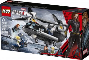 Black Widow LEGO Helicopter Chase