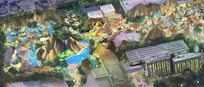 Disneyland Immersive Theme Park Expansion - Map