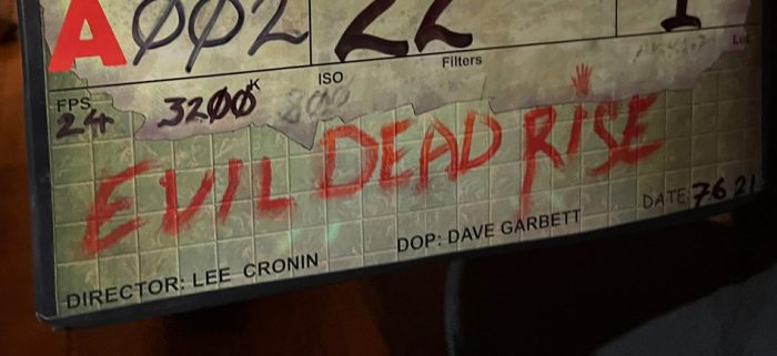 evil dead rise filming