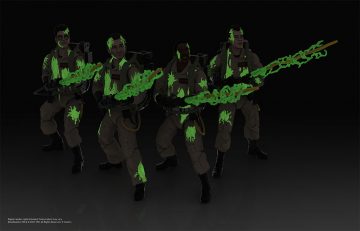 Ghostbusters Glowing Slimed Action Figures