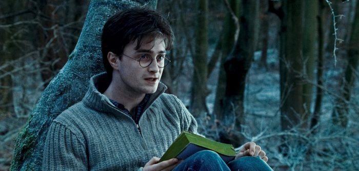 Daniel Radcliffe Reading Harry Potter