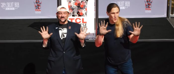 Kevin Smith and Jason Mewes Hand and Footprint Ceremony