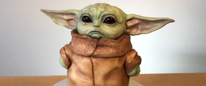 Baby Yoda Cake