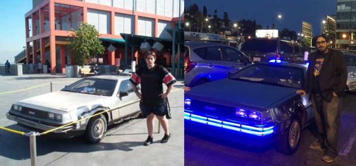 peter sciretta and the back to the future time machine