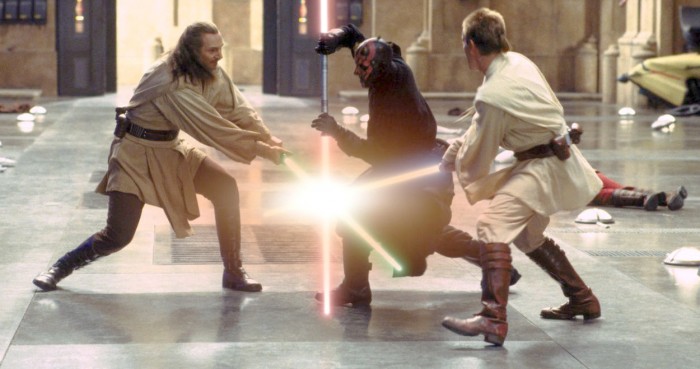 Fencing Lightsaber Duel