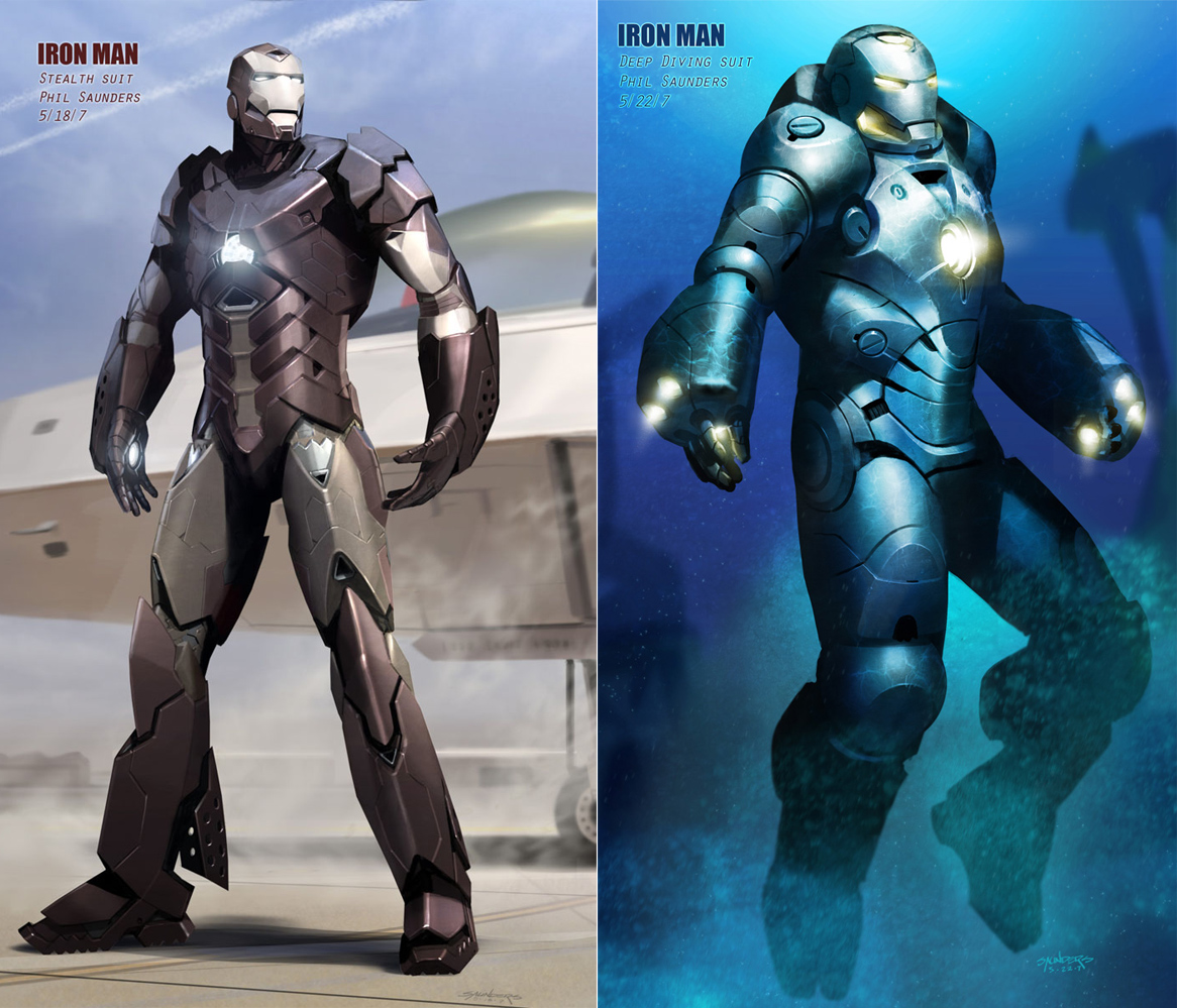 iron man armor fan art