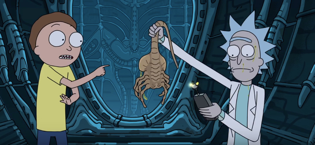 Lol This Rick And Morty Alien Covenant Crossover Needs To