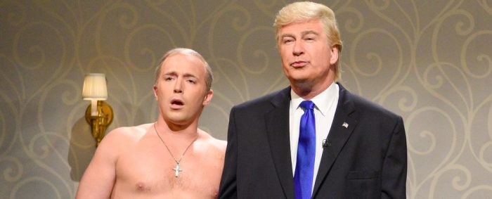 Saturday Night Live - Alec Baldwin and Beck Bennett as Donald Trump and Vladimir Putin