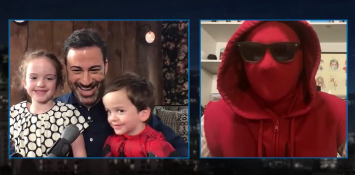 Tom Holland Surprises Jimmy Kimmel's Son