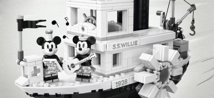 steamboat willie lego set