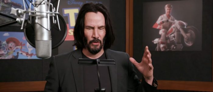 Toy Story 4 Recording Sessions - Keanu Reeves